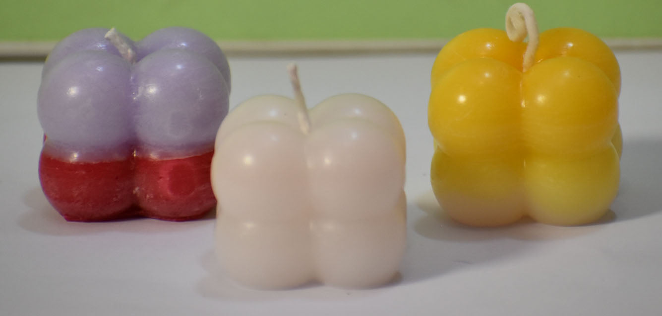 Bubble Candle - 2X2 | Set of 4